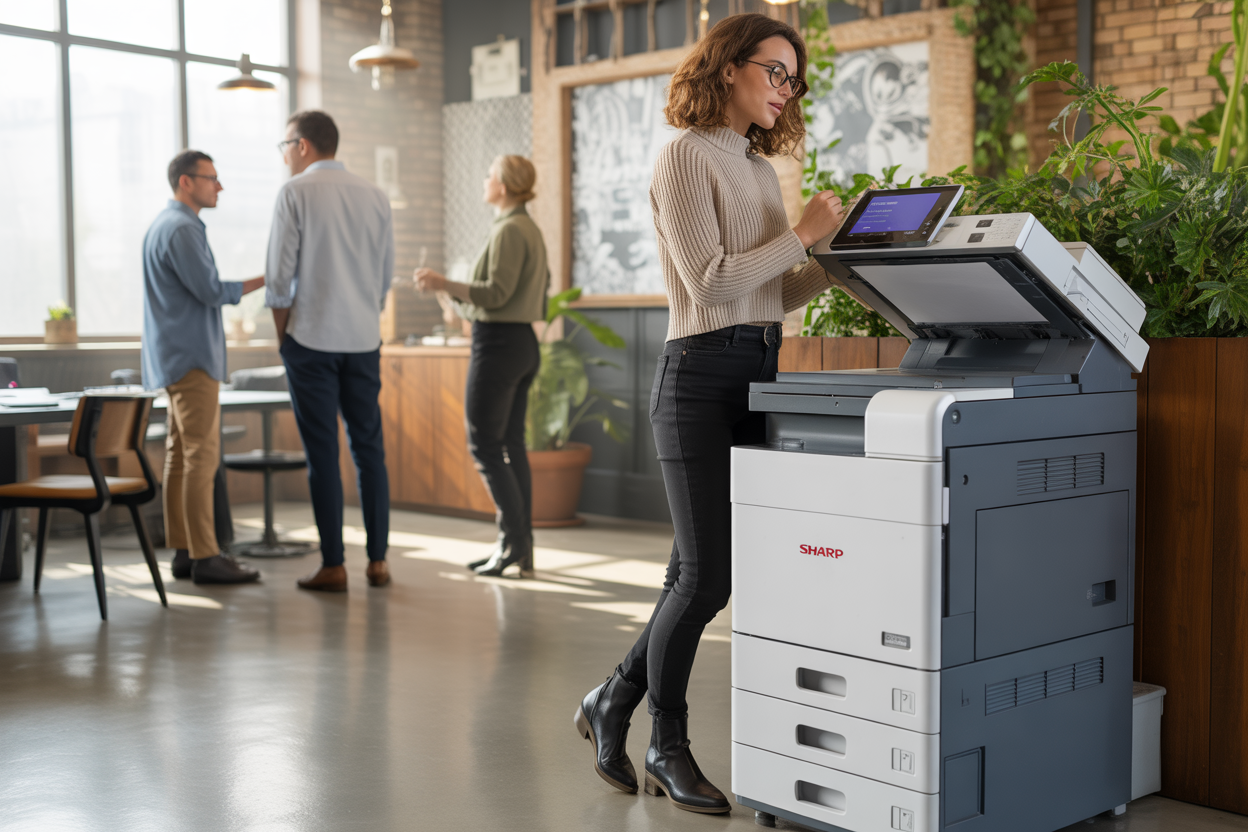 Location photocopieur Sharp BP-70C31EU : un choix stratégique pour les entreprises exigeantes